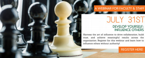 Develop Yourself: Influence Others